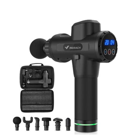 Merach Rechargeable Muscle Massage Gun with 20 Speeds