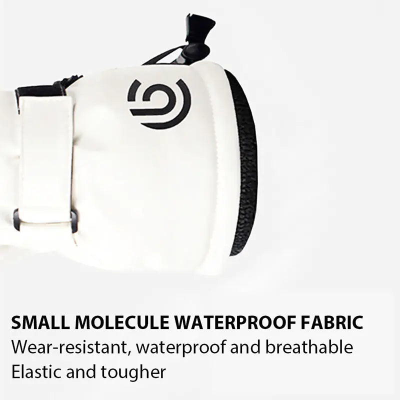 Windproof Waterproof Touch-Screen Ski Gloves for Men & Women