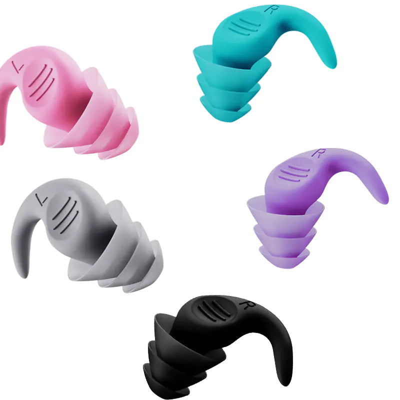 Silicone Soundproof Earplugs for Swimming and Sleeping
