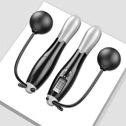 Smart Wireless Jump Rope with Weighted Ball and Counter