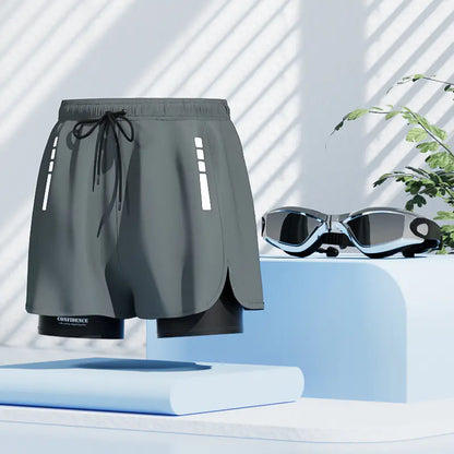 Men's Swim Trunks 2023 Quick-Dry Shorts for Spa Use