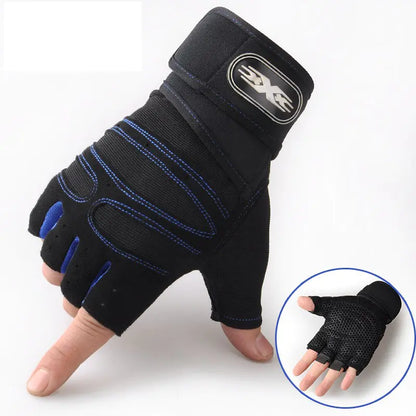 Men's Tactical Half-Finger Fitness Gloves for Weightlifting