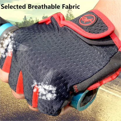 Silicone Half-Finger Sports Gloves for Cycling & Skating