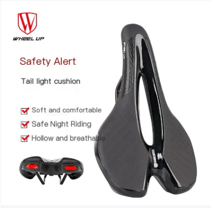 Mountain Bike Saddle with Safety Tail Light Accessories