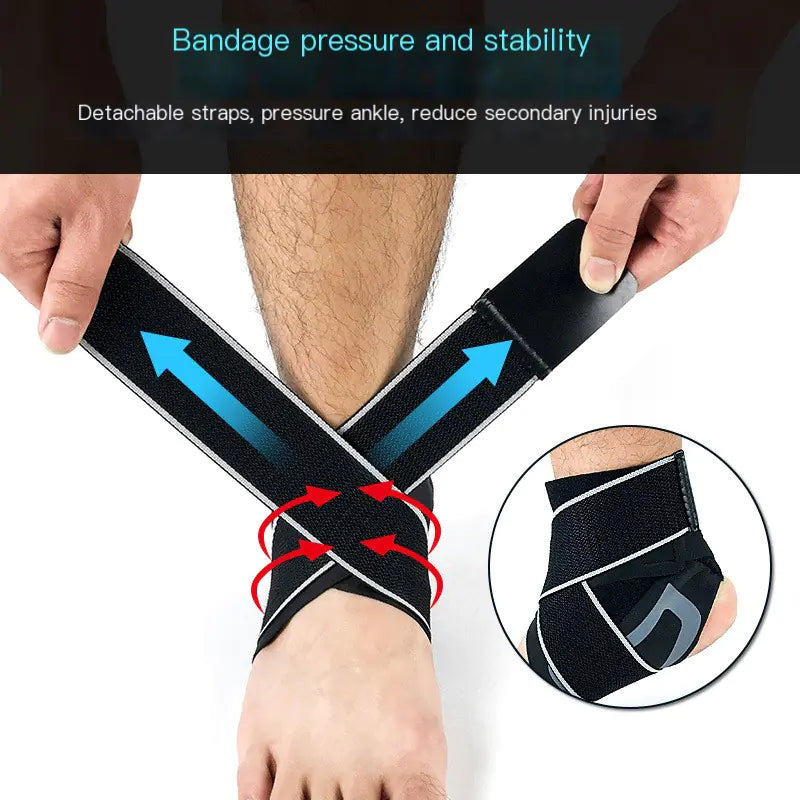 Breathable Elastic Ankle Support Strap for Sports