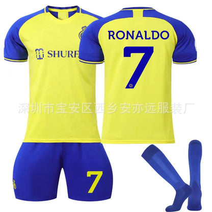 Wholesale Argentina Messi 10 & Ronaldo 7 Soccer Kit