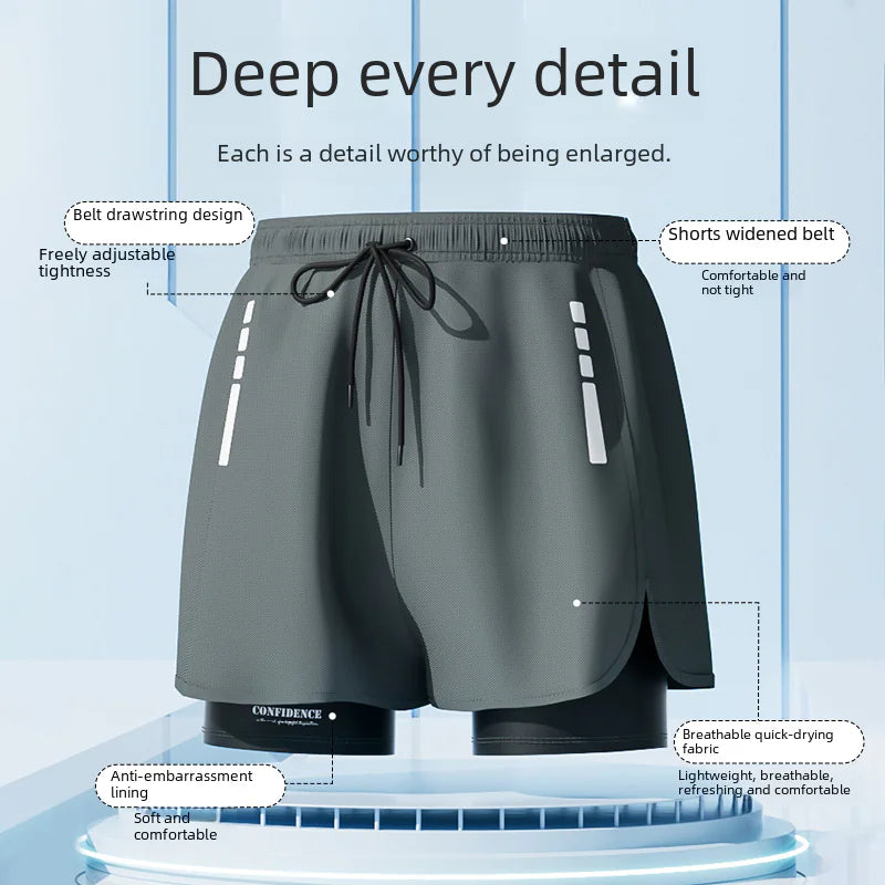 Men's Swim Trunks 2023 Quick-Dry Shorts for Spa Use