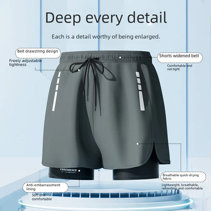 Men's Swim Trunks 2023 Quick-Dry Shorts for Spa Use