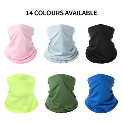 Summer Sun Protection Ice Silk Face Scarf Neck Gaiter