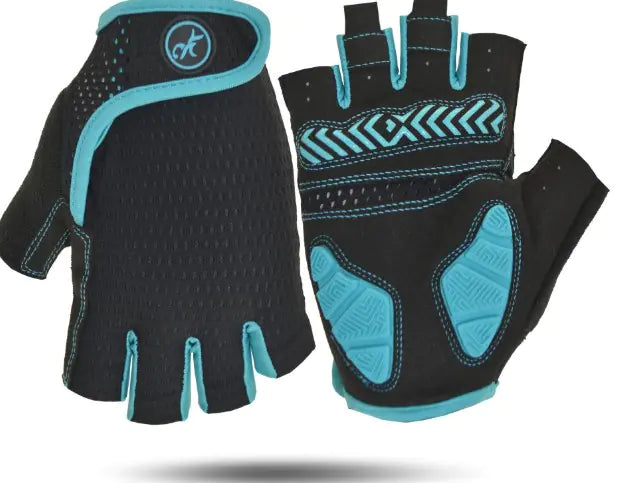 Silicone Half-Finger Sports Gloves for Cycling & Skating