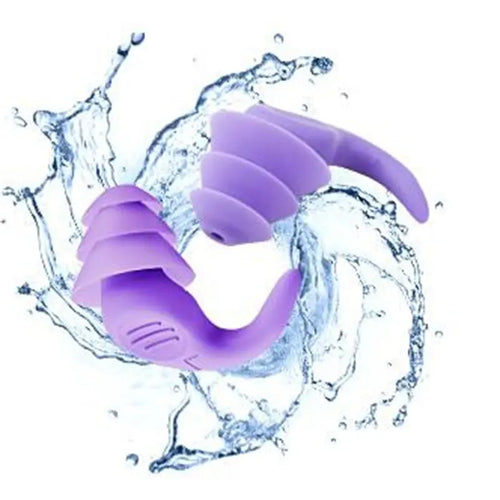 Silicone Soundproof Earplugs for Swimming and Sleeping