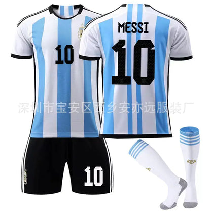 Wholesale Argentina Messi 10 & Ronaldo 7 Soccer Kit