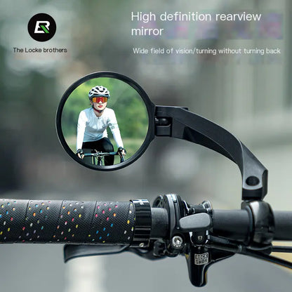 Rock Brothers Folding Rearview Mirror for Bicycles