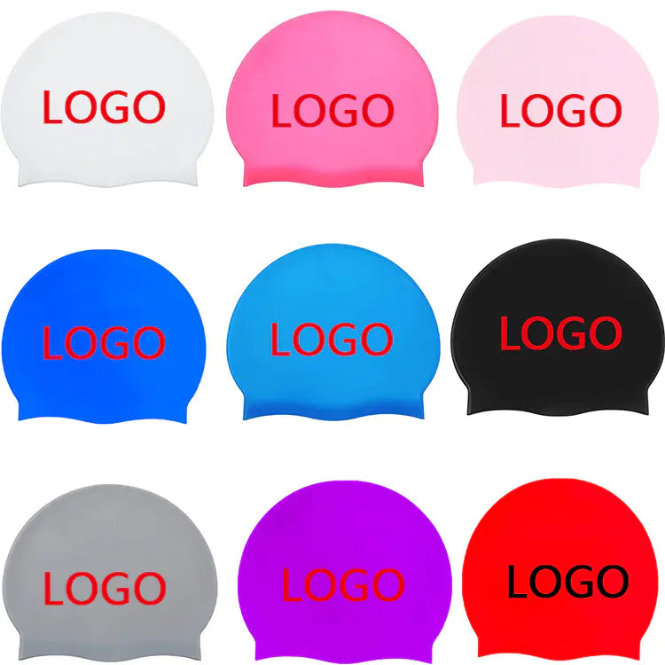 Universal Silicone Swim Cap for Adults and Students