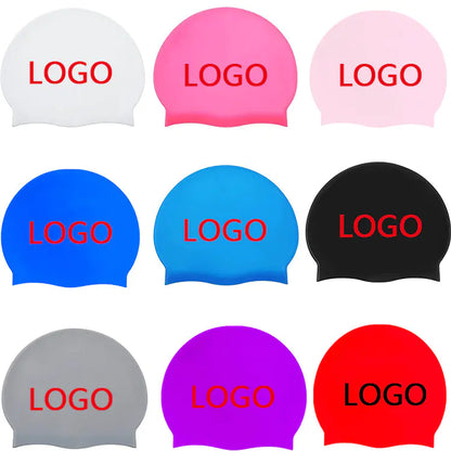 Universal Silicone Swim Cap for Adults and Students