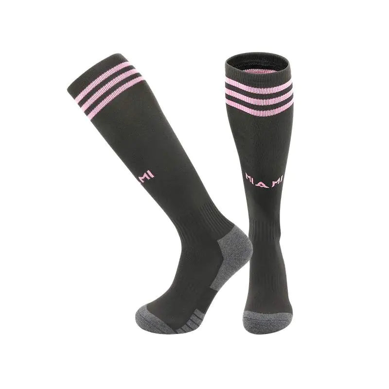Miami Style Thick Sports Knee-High Soccer Socks
