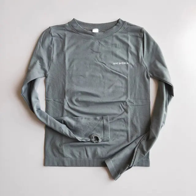 Women's Long Sleeve Yoga Fitness Tops