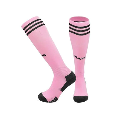 Miami Style Thick Sports Knee-High Soccer Socks