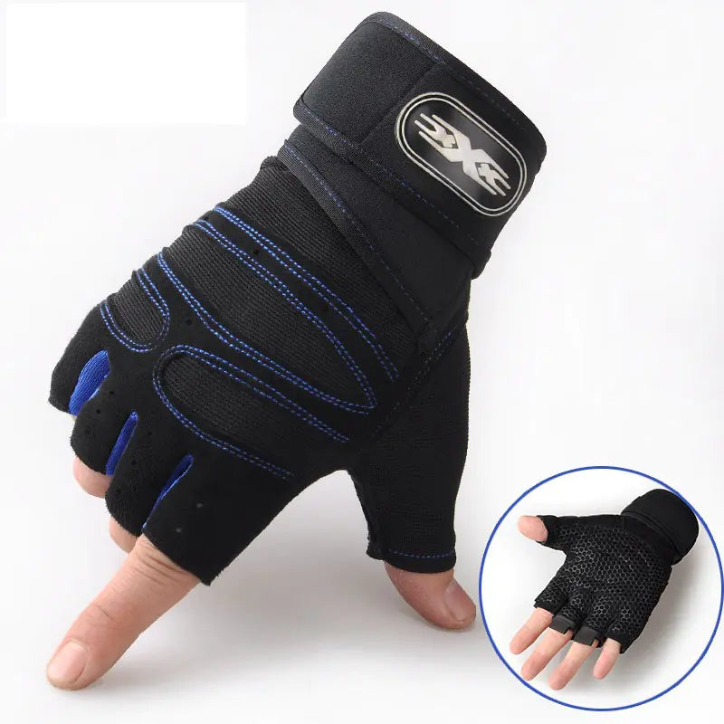 Men's Tactical Half-Finger Fitness Gloves for Weightlifting