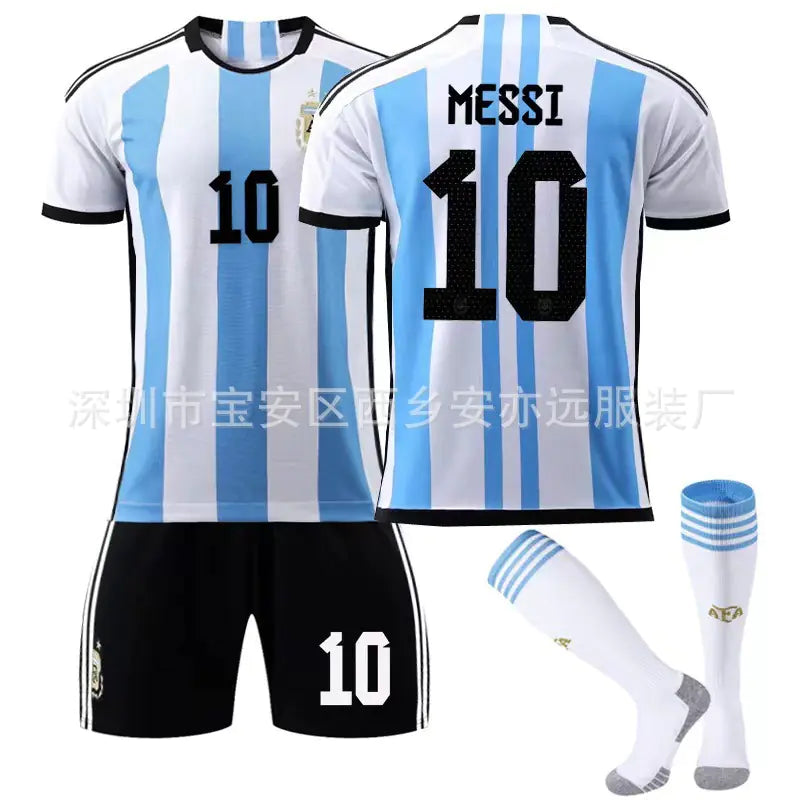 Wholesale Argentina Messi 10 & Ronaldo 7 Soccer Kit