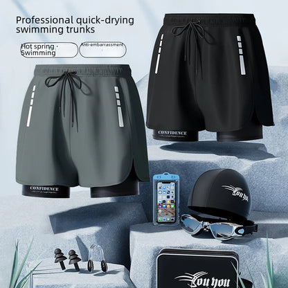 Men's Swim Trunks 2023 Quick-Dry Shorts for Spa Use