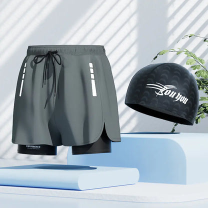 Men's Swim Trunks 2023 Quick-Dry Shorts for Spa Use