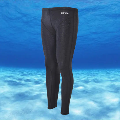 Men's Quick-Dry Swim Trunks with Shark Skin Design