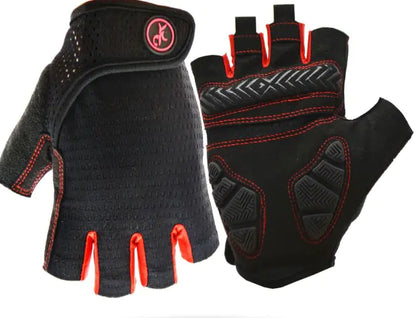 Silicone Half-Finger Sports Gloves for Cycling & Skating