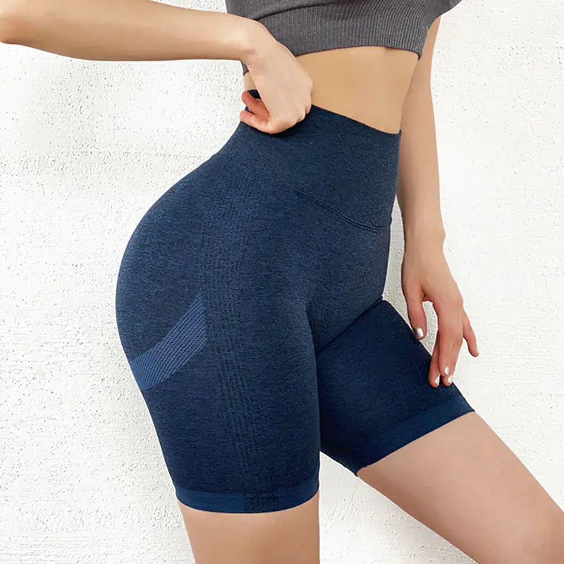 High Waist Breathable Yoga Shorts for Women