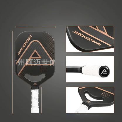 AMA 3K Carbon Fiber High-End Pickleball Paddle