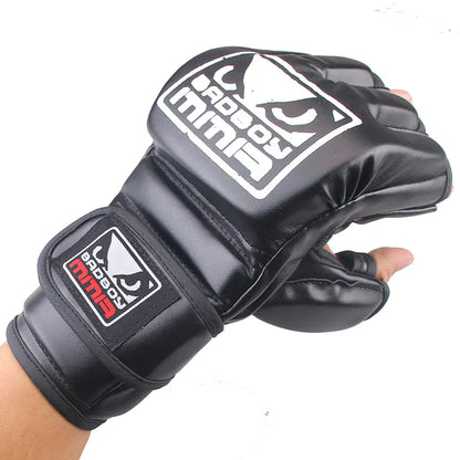 Adult Half-Finger Boxing Gloves (Pair)