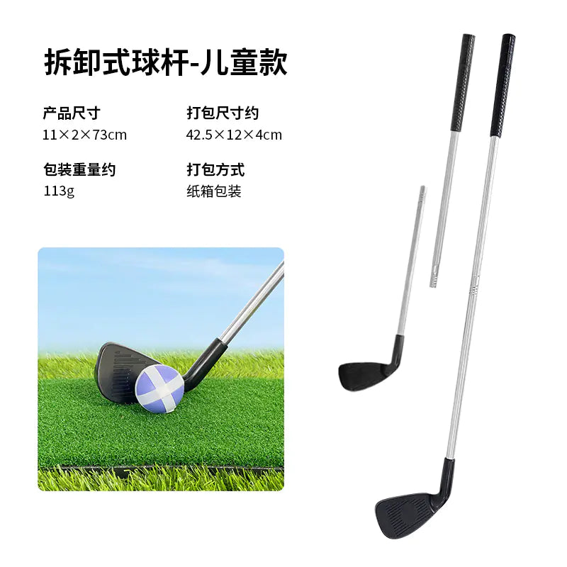 Children's Golf Set with Metal Clubs for Outdoor Fun